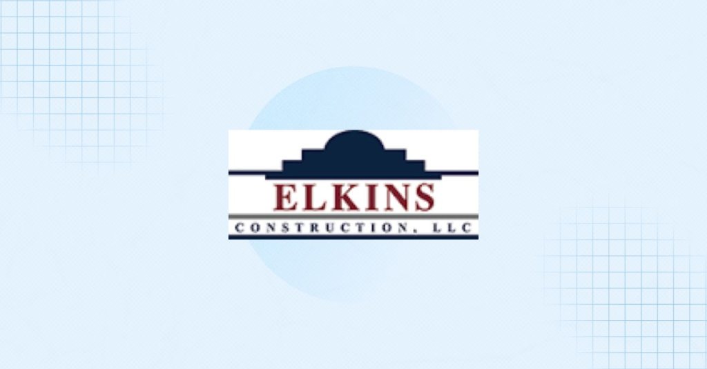 Elkins Construction, Inc. logo.