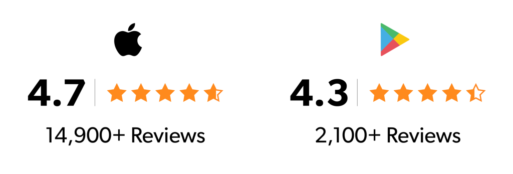 Raken app store ratings.