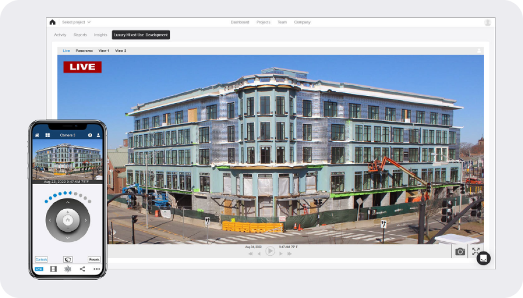 holobuilder webcam monitoring software.