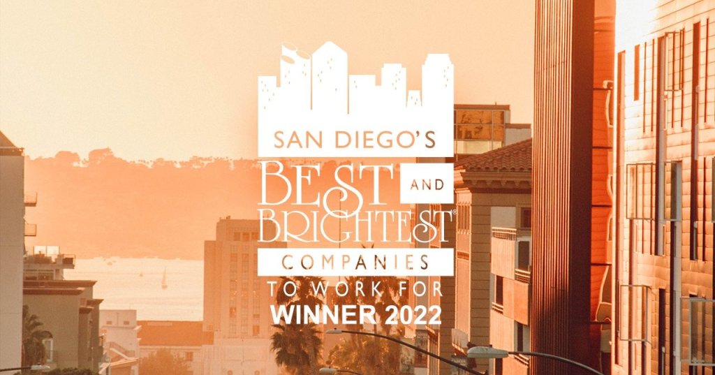 San Diego's Best and Brightest Companies to Work for Winner 2022.