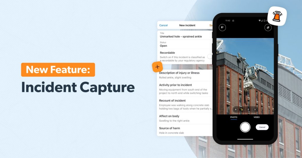 Raken incident capture feature.
