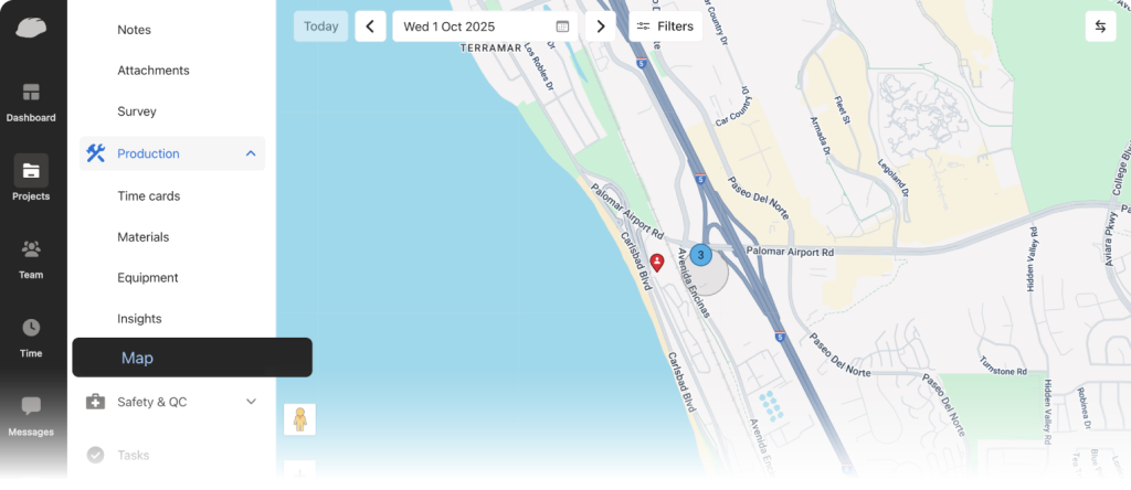 Raken geofencing map.