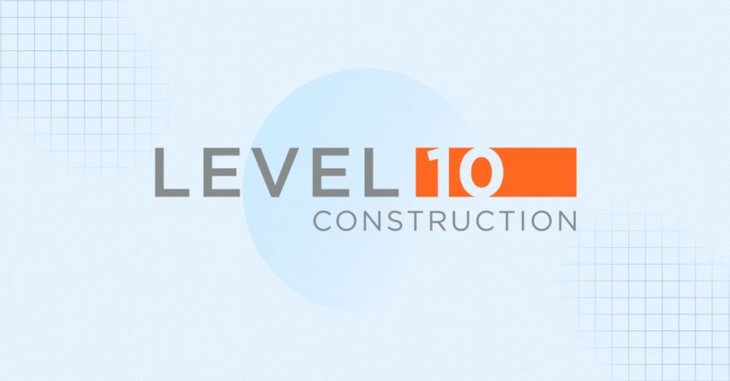 Level10 Construction logo.