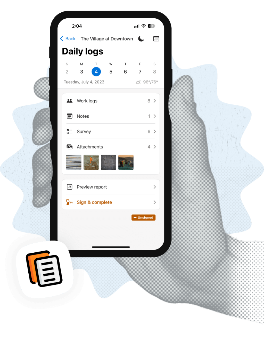 Preview image from Construction Management Software - Raken