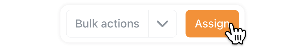 orange button to assign worker certifications in Raken.