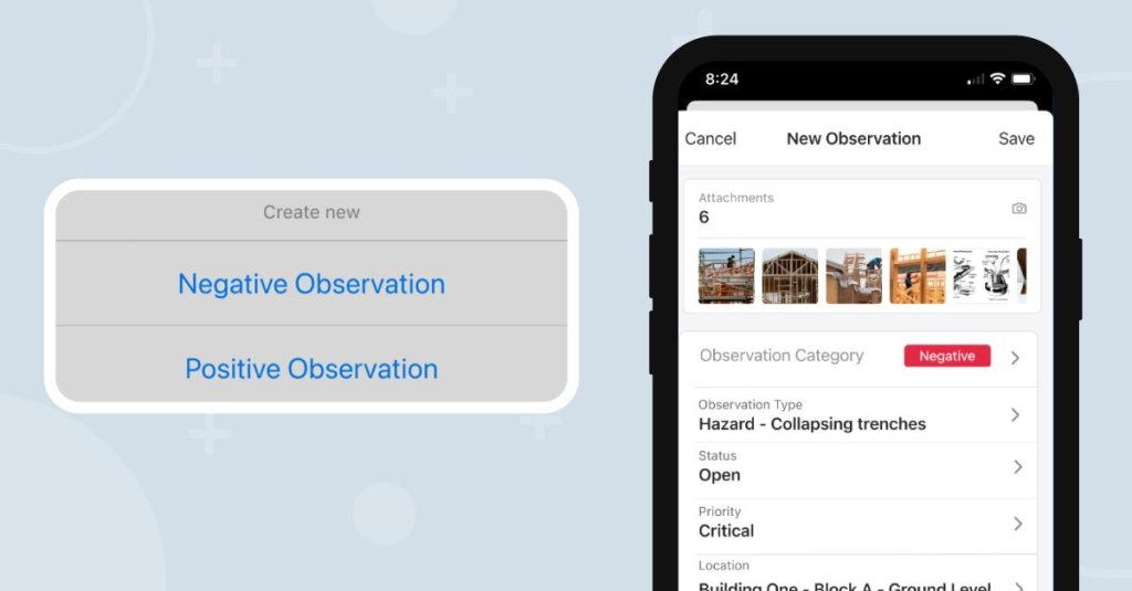 Raken safety observations software.