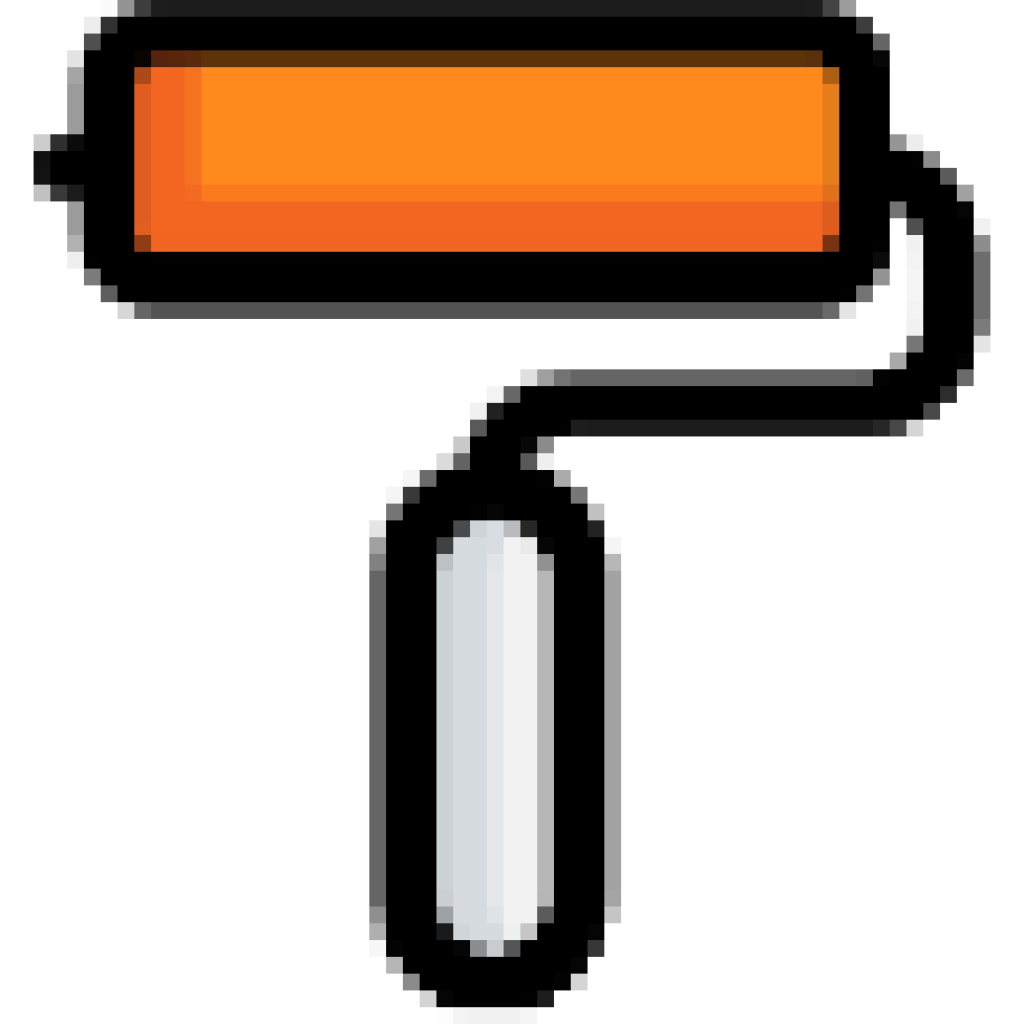 paint roller icon.