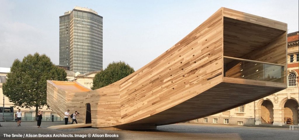The Smile by Alison Brooks Architects.