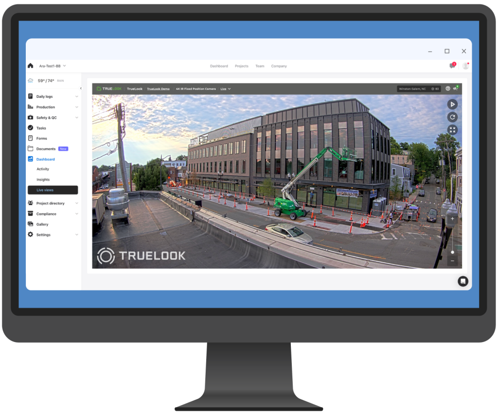 TrueLook Integration in Raken.