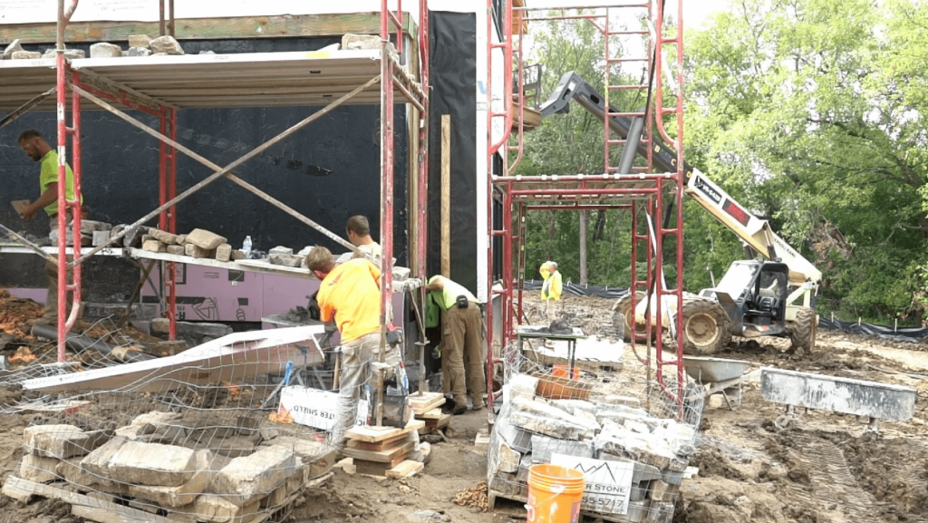 Construction site.