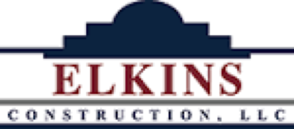 Elkins Construction logo.