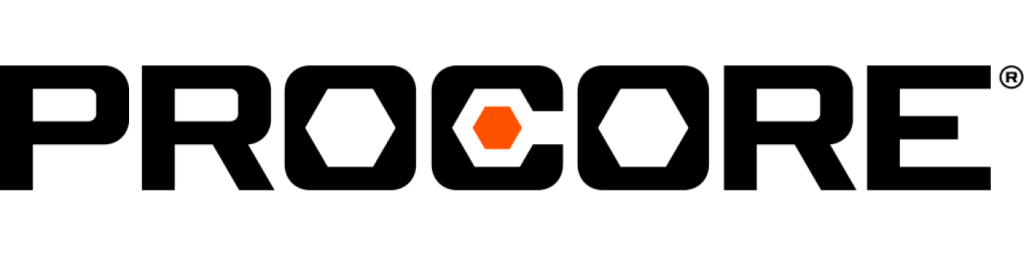 Procore logo.