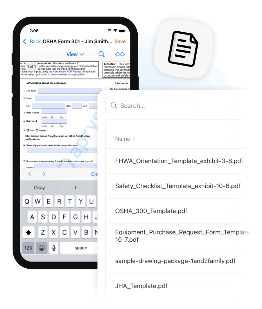 construction document management app.