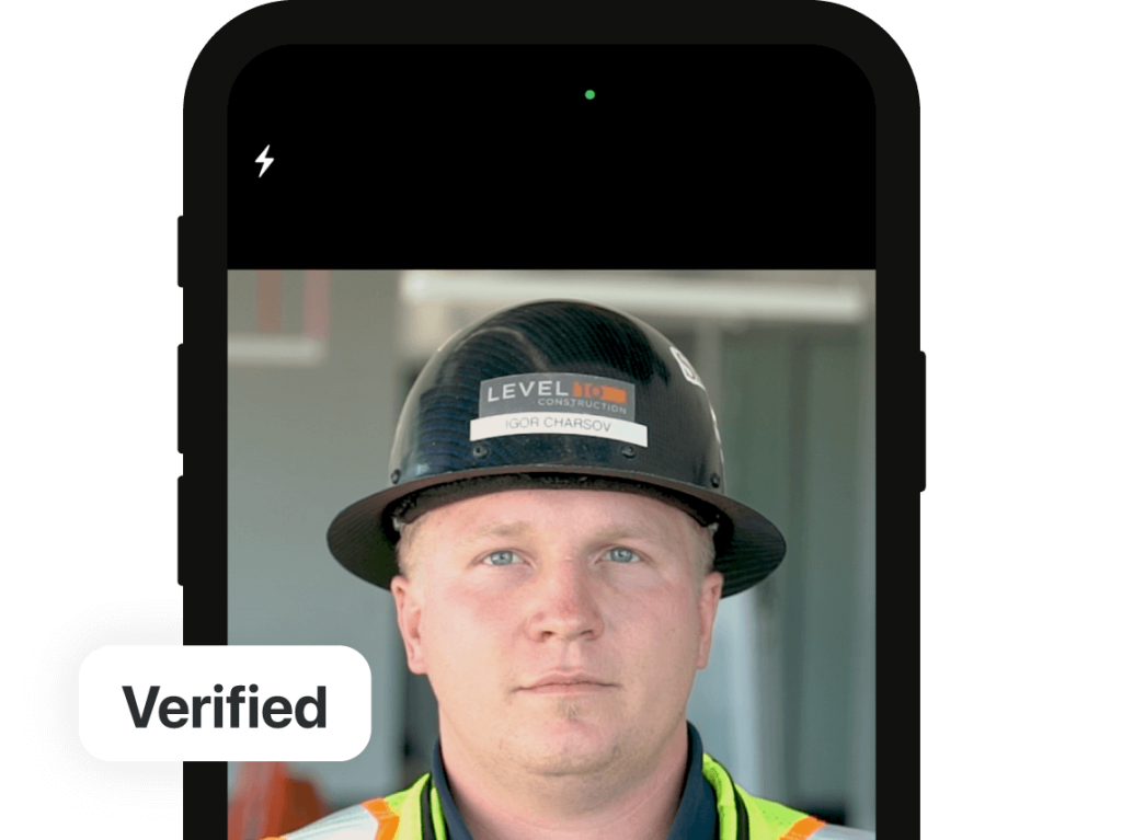 AI photo ID verification.