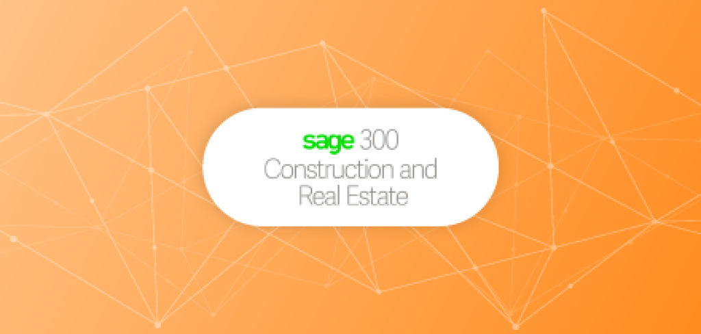 Sage 300 Construction and Real Estate.