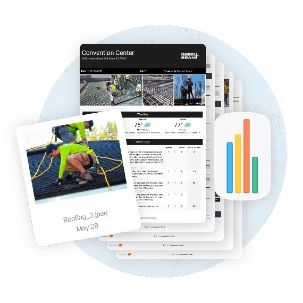 roofing contractor daily report.