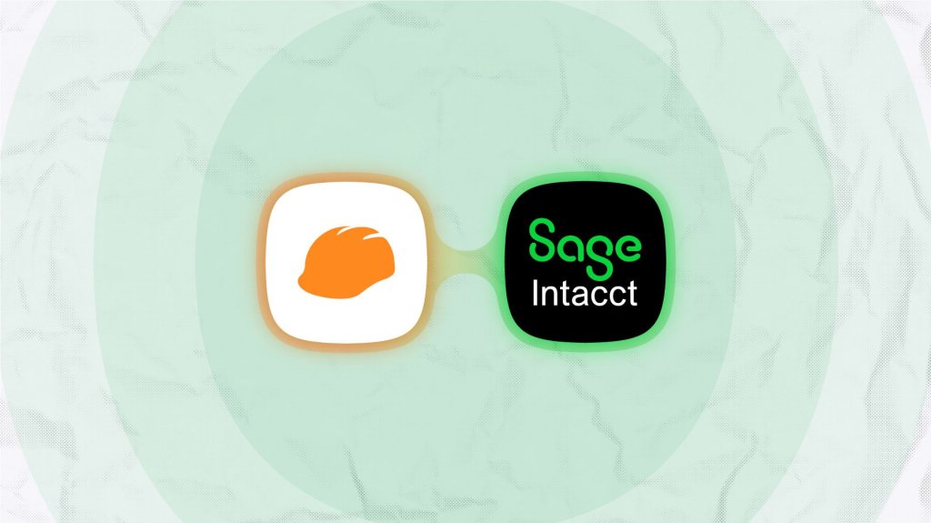 Raken and Sage Intacct logos.