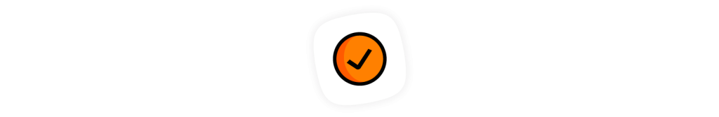 checkmark icon.