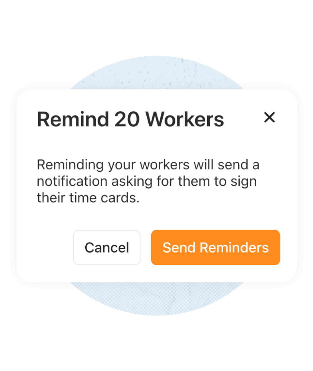 notification in Raken.