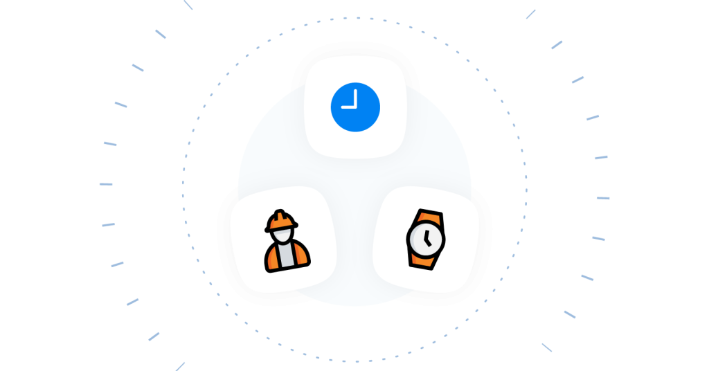 time tracking icons.