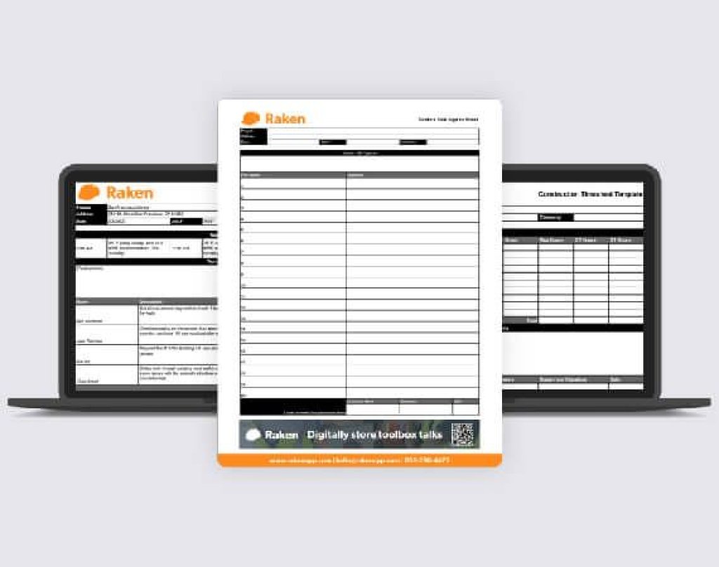 Free construction templates.