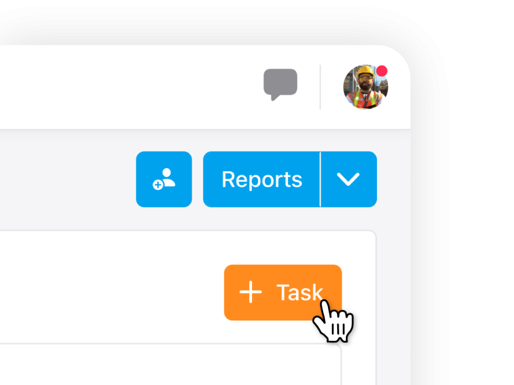 Creating a task in Raken.