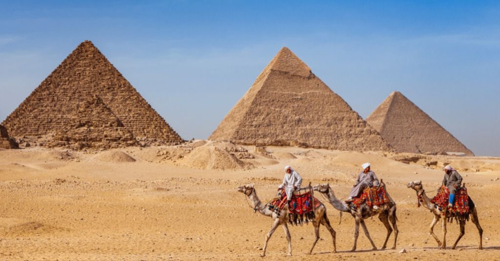 pyramids of giza.