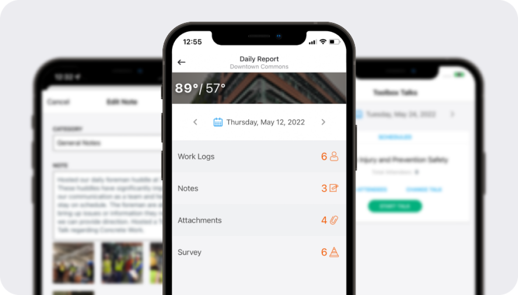 construction daily report software.