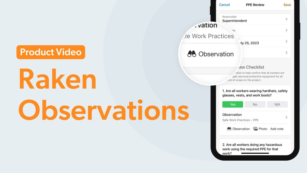 Product Video: Raken Observations.
