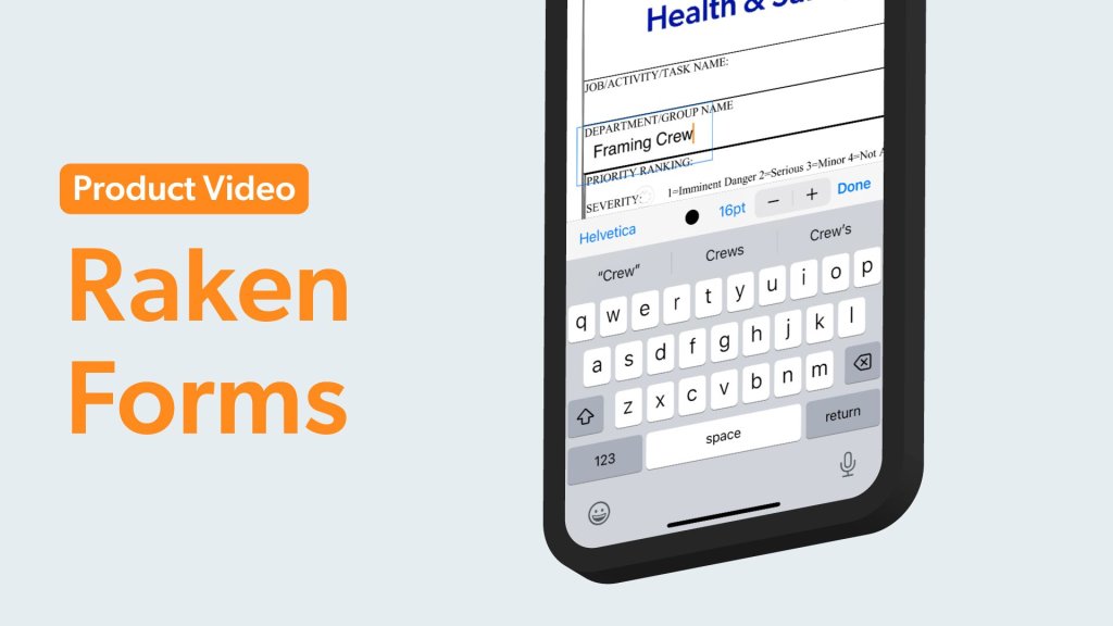 Product Video: Raken Forms.