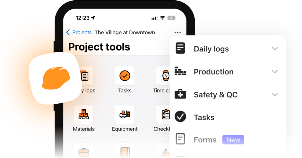 Raken software feature icons.