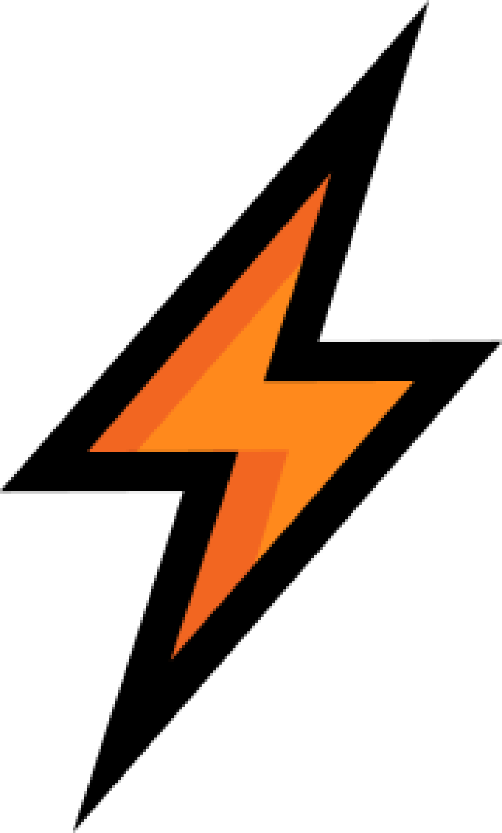 lightning bolt icon.