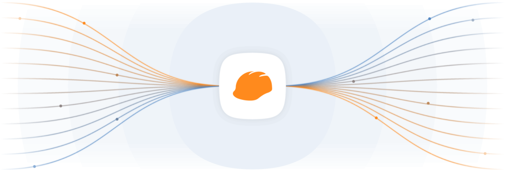 Raken app logo.