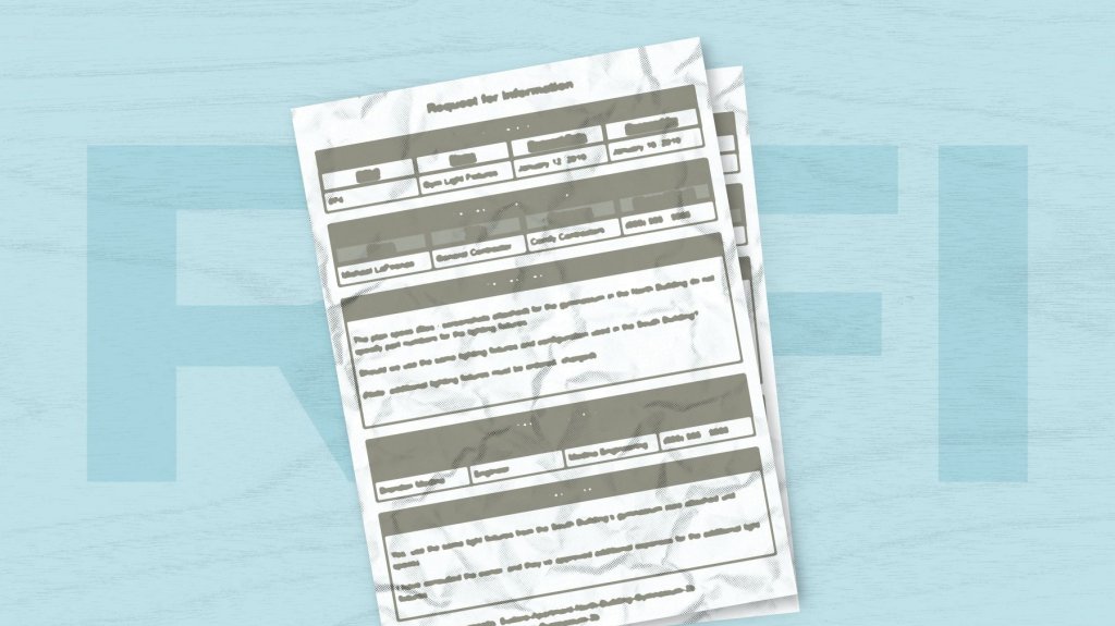 illustration of RFI document.